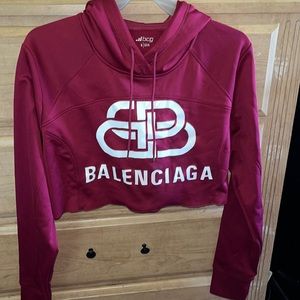 Balenciaga cropped hoodie